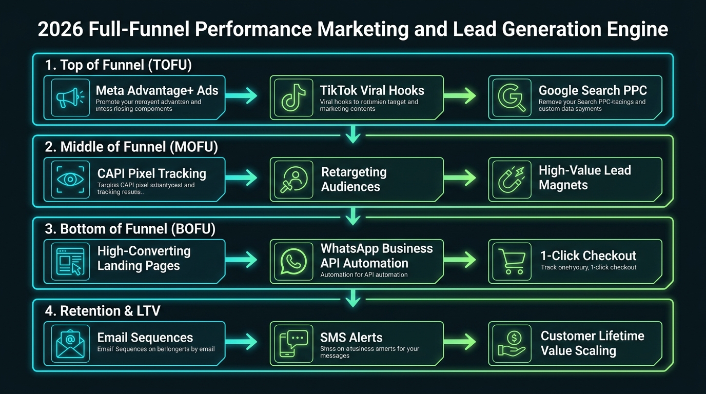 Full-Funnel Performance Marketing and Lead Generation Engine - Nemcon Systems Lahore