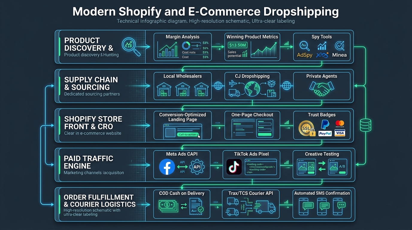 Modern Shopify and E-Commerce Dropshipping Architecture